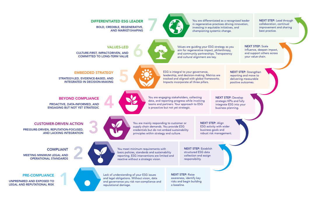Where’s your business on the sustainability staircase?