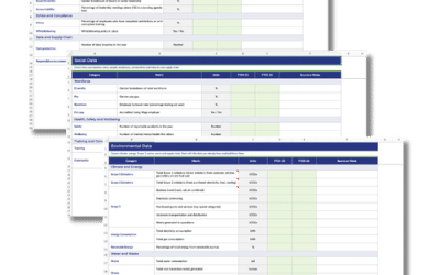 FREE ESG Data Collection Template for UK SMEs